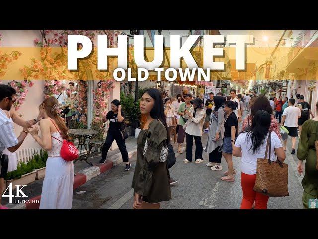 【4K 】2024 Phuket, Old Town, Thailand | 4K Walking Tour  [4K Ultra HD/50fps]