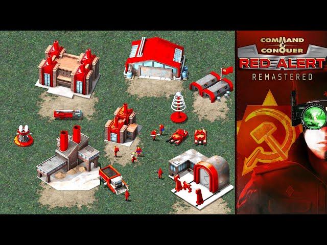 Red Alert 1 Remastered | Soviets vs Allied | First Gameplay Review | Remake | 4K High Definition