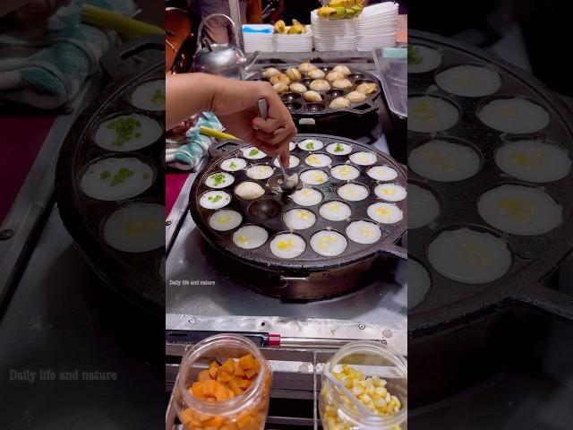 Sweet Coconut Rice Cake - Asian Street Food #streetfood