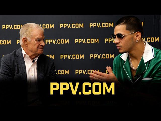 Edgar Berlanga sits down with PPV.COM's Jim Lampley ahead of #CaneloBerlanga