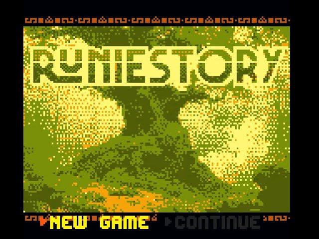 Runiestory (gameboy homebrew Action rpg - gameboy showdown 2023 gamejam)