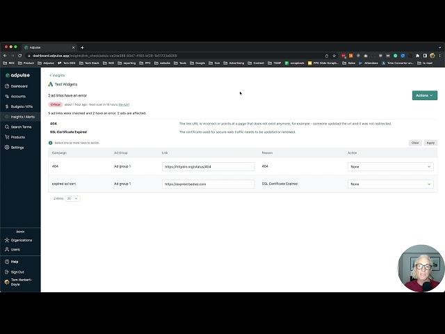 Adpulse - Insight Updates 03/23 - AKA how to fix 404 errors in Google Ads easily