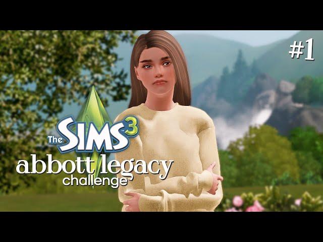 starting a new legacy challenge because I lack self control | the sims 3: abbott legacy challenge #1