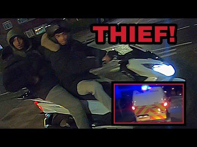 Moped thieves tracked down! Bike taken from them! Part 1