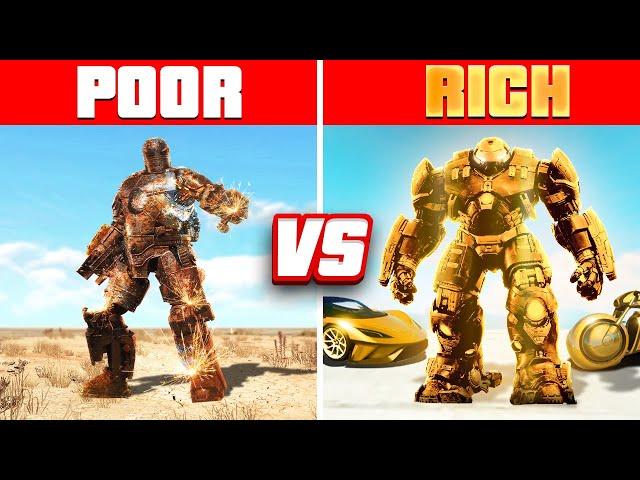 POOR Iron man vs. RICH Iron Man in GTA 5! (GTA 5 Funny Moments)