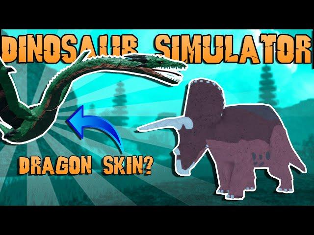 Roblox Dinosaur Simulator - NEW MAP UPDATE! + NEW DRAGON SKIN COMING? (DS NEWS!)