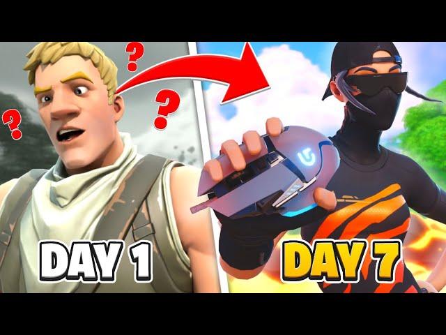 1 WEEK Controller To Keyboard And Mouse Progression! (Fortnite Controller To KBM)