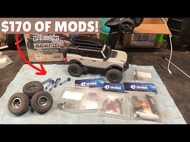 $170 Axial SCX24 Ford Bronco Build! Stock to Beast