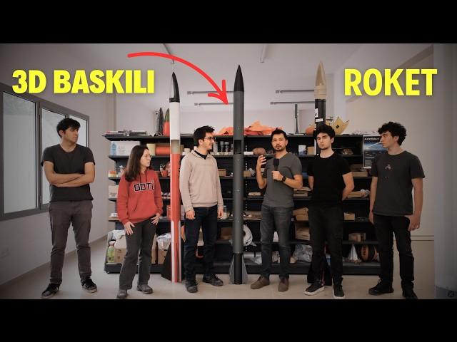 3D Yazıcı ile Gerçek Roket Yaptık! | ODTÜ METUOR Roket Takımı