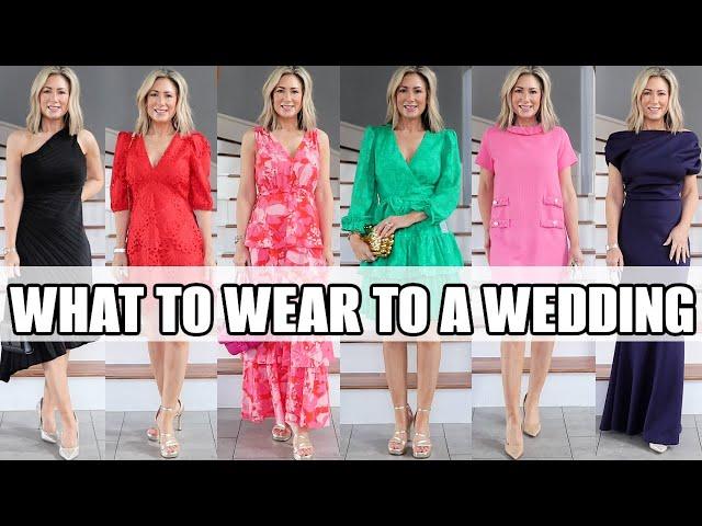 Wedding Guest Dresses | What To Wear To A Wedding or Semi-Formal Event | Women Over 40