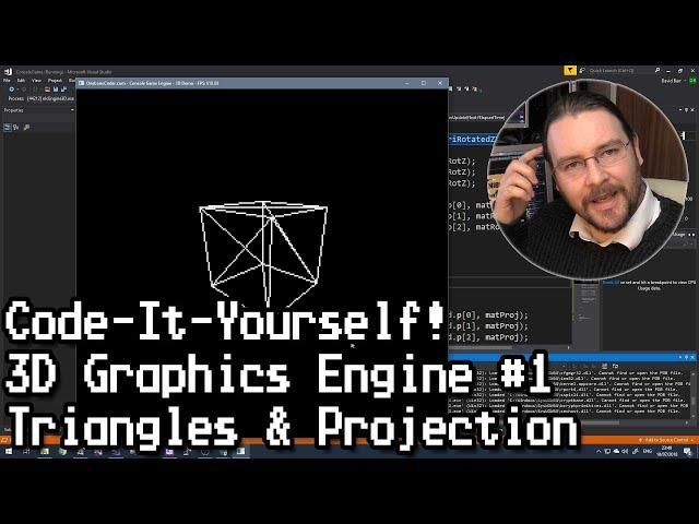 Code-It-Yourself! 3D Graphics Engine Part #1 - Triangles & Projection