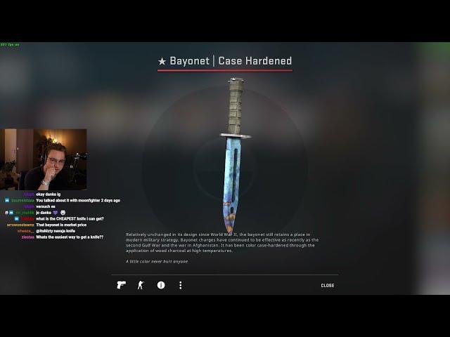 the cheapest knife in csgo ($46)