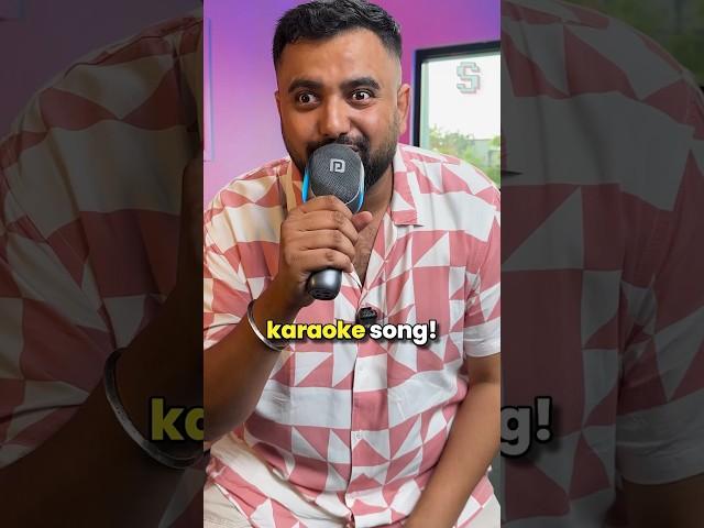 Karaoke Mic With Speaker Has One Cool Trick!