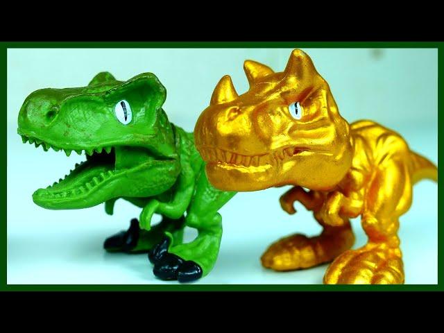 Динозавры. Распаковка сюрпризов Morphox Dino Explosion. Вулканы от ДеАгостини.