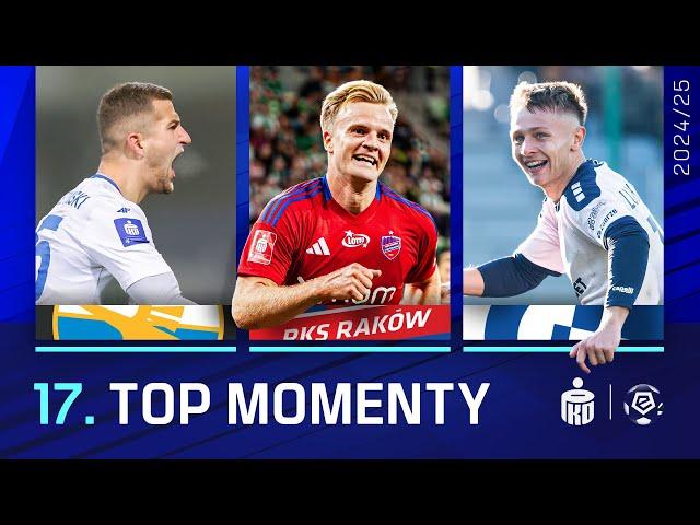 TOP MOMENTY | WSZYSTKIE GOLE 17. KOLEJKI | EKSTRAKLASA 2024/25