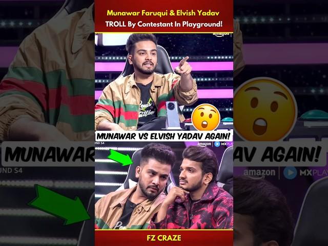 Elvish Yadav & Munawar Faruqui TROLL In Playground S4| Munawar Faruqui #trending #biggboss #shorts