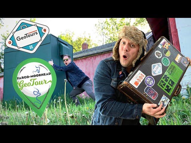 A HUGE GEOCACHE FOR A HUGE DAY OF GEOCACHING! (Fargo/Moorhead Geotour Part 1)