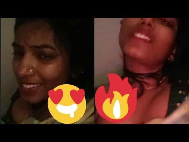 Fun Moments in a Saree at Night (6547) tango hot live | bigo live