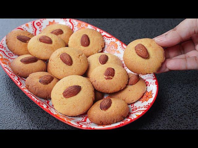 Almond Cookies Recipe | Eggless & Without Oven | Yummy