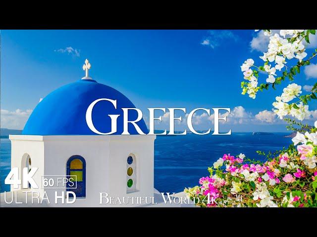 Grece 4K Drone Nature Film - Peaceful Piano Music - Stunning Beautiful Nature