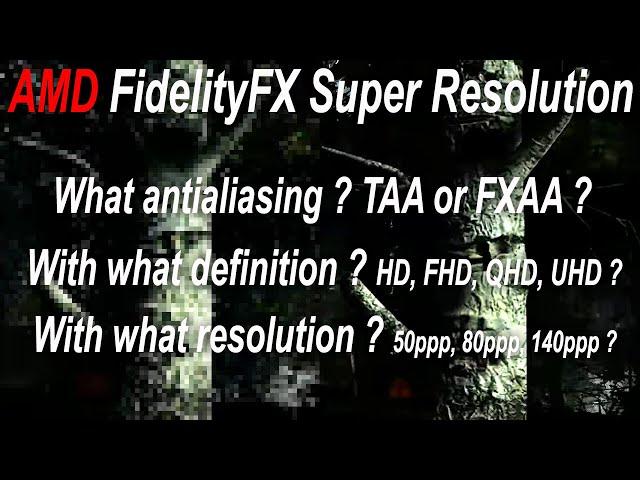 AMD FidelityFX Super Resolution - Quality test with Chernobylite Game