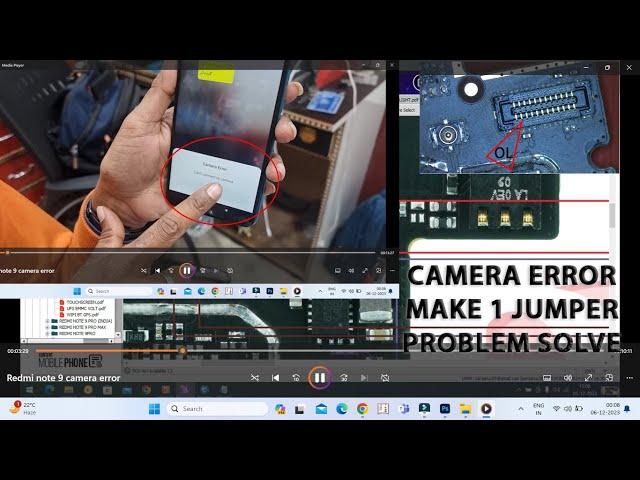 Redmi note 9 camera error, can't connect to camera, camera fail.