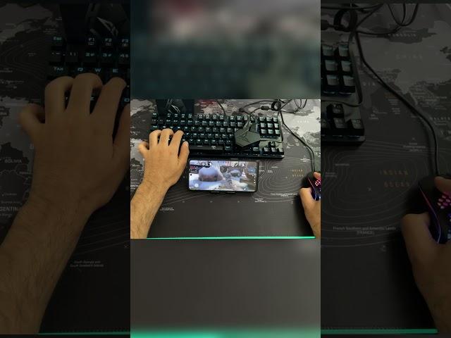 playing Call Of Duty using keyboard and mouse On Mobile