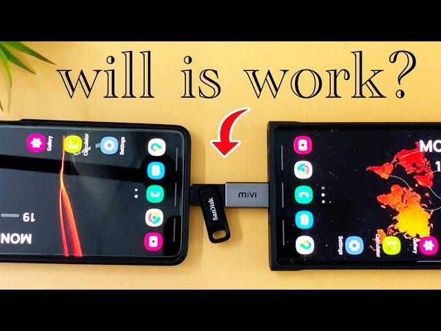 Will it work? USB C to USB C OTG Connection - #shorts