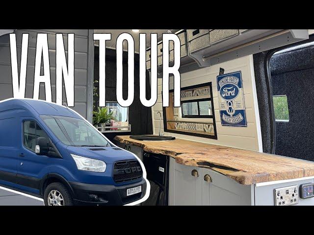 FULL VAN TOUR | DIY Ford Transit Campervan Conversion