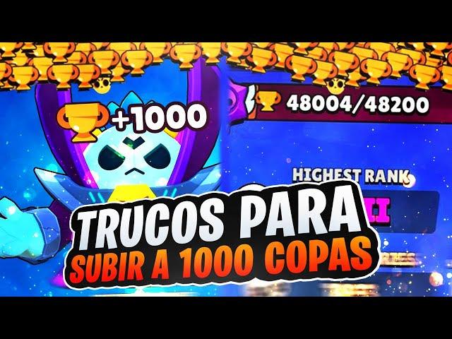 NUEVO TRUCO para SUBIR a 1000 COPAS RAPIDO en Brawl Stars 2024 | SUBIR COPAS en TODOS los BRAWLERS