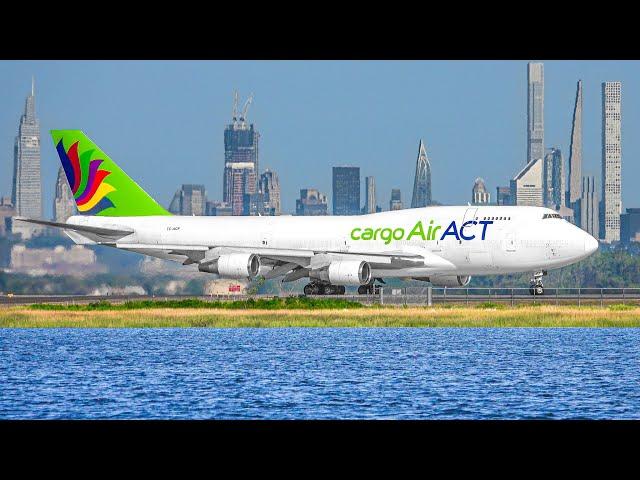  300 PLANE TAKEOFFS & LANDINGS in 3 HRS NEW YORK CITY JFK Airport Plane Spotting [JFK/KJFK]