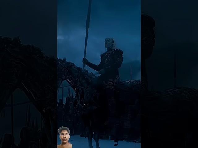 Night King Fought the War for the Throne with His Dead Dragon #edit #nightking #stannisbaratheon #b