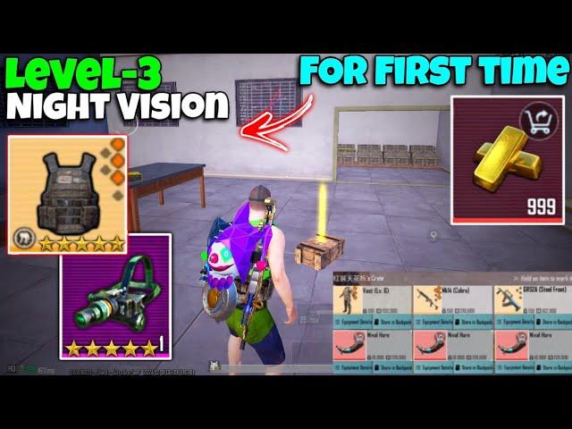 level 3 Armor + Night Vision Helmet Challenge | First Time in Metro Royale | PUBG METRO ROYALE