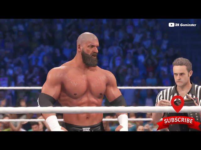 Intergender Match - Triple H vs Holly Luyah : WWE 2K22