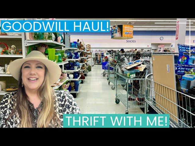 GOODWILL THRIFTING! This is why you ALWAYS look in the glass section!  Goodwill Thrift Haul