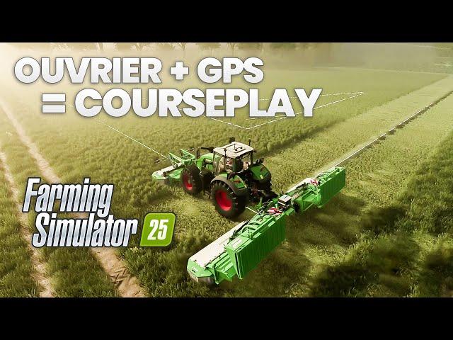 Farming Simulator 25 : Ouvriers intelligents et GPS cachent le CoursePlay