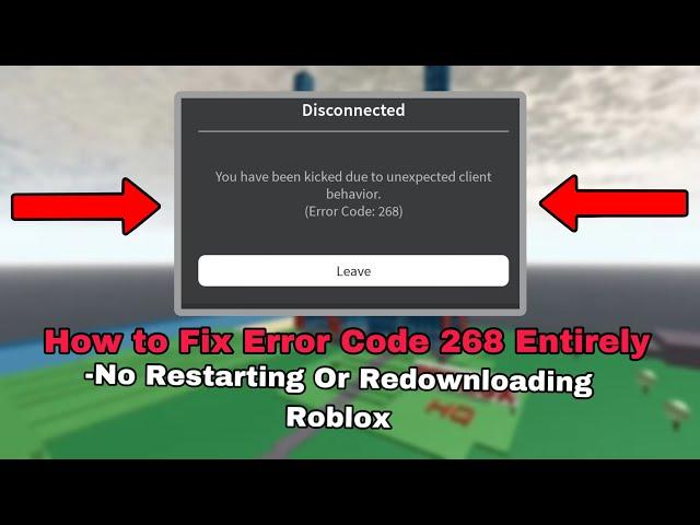 How To  Fix Error Code 268 In Roblox (PC & Mobile)