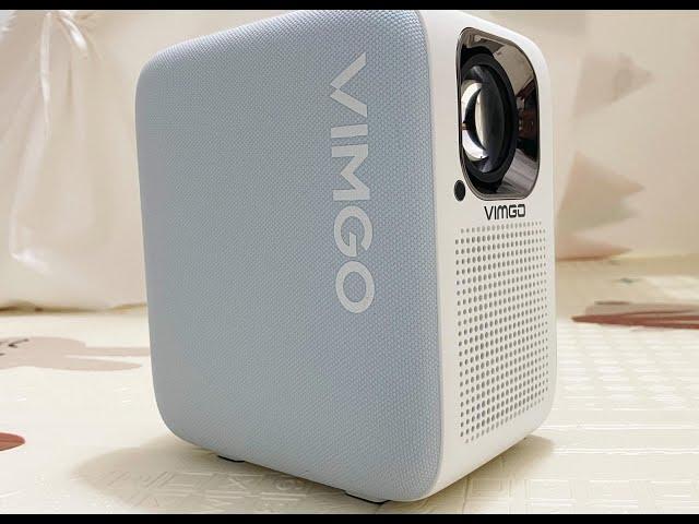 VIMGO P10 Smart Projector - Native 1080P HD, 300 ANSI, 360° Speaker, WiFi & Bluetooth, Portable!
