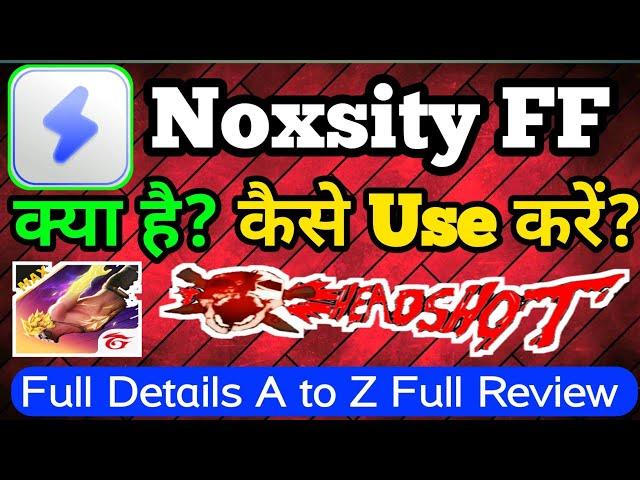 Noxsity Ff Sensi Extrema App || Noxsity Ff Sensi Extrema How To Use || Noxsity ff App Review