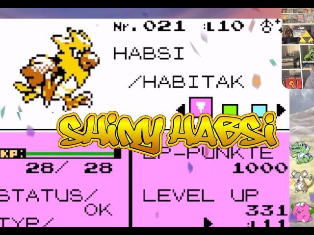 Pokémon Gold Silber Kristall Shiny Habsi Shiny Habitak Shiny Kenya Shiny Sirin das erste Shiny Habsi