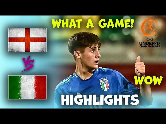 England v Italy | U17 Euro Championship | Highlights 30-05-2024