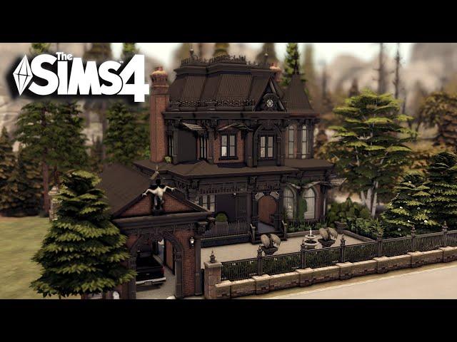 Vampire Family Manor | The Sims 4 NO CC build |The Sims 4 Halloween