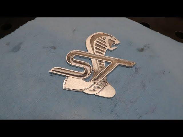 Machining A Custom Emblem From A Hand Sketch: Home Mfg. Days #67