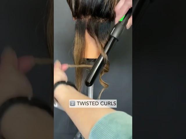 beach waves using a curling wand!