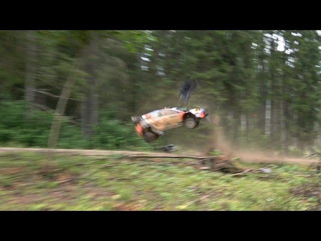 Rally Estonia 2024 jumps party (original Ott Tänak crash)