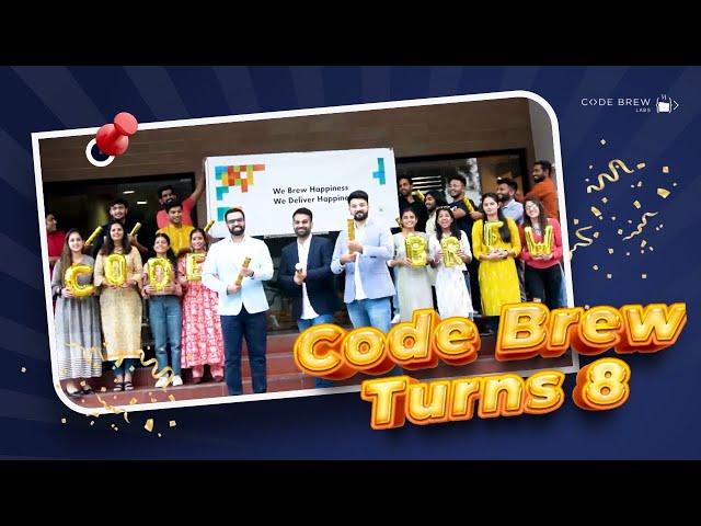 Celebrating 8 Years of Success, Growth & Happiness | Code Brew Turns 8 |