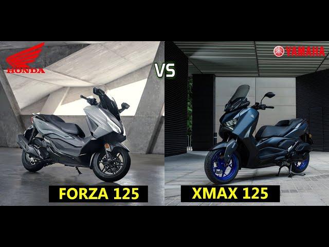 New Honda Forza 125 vs Yamaha XMAX 125 |2023 Comparison |TM