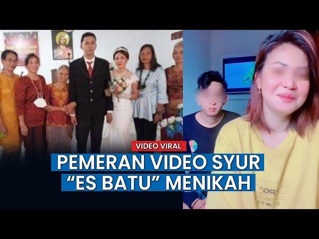 Video Syurnya Viral, Pemeran 'ES BATU' Ini Menikah Namun Kasus Tetap Berjalan