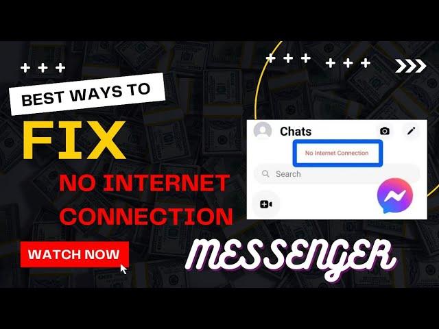 How To fix NO INTERNET CONNECTION on messenger in 2023