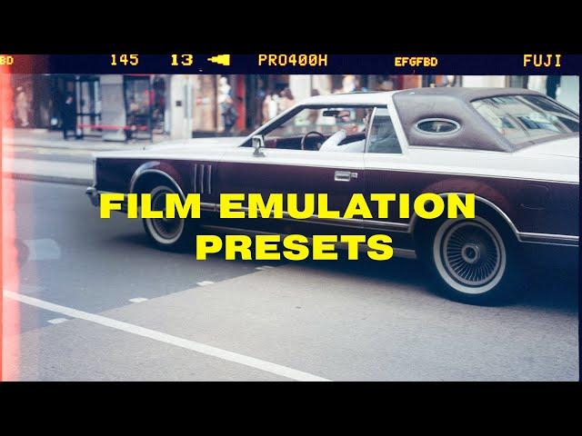 FUJI - FILM EMULATION PRESETS - Lightroom & Photoshop